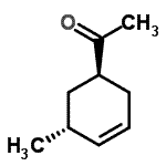 CAS 登录号：108186-52-3， 1-[(1S,5R)-5-甲基-3-环己烯-1-基]乙酮
