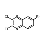 CAS 登录号：108229-82-9， 6-溴-2,3-二氯喹喔啉