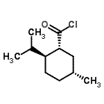 CAS 登录号：108235-80-9， (1R,2S,5R)-2-异丙基-5-甲基环己烷羰基氯化物