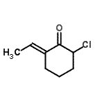 CAS 登录号：108685-95-6， (6E)-2-氯-6-亚乙基环己酮
