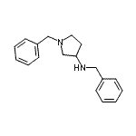 CAS 登录号：108963-20-8， N,1-二苄基-3-吡咯烷胺