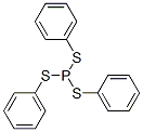 CAS 登录号：1095-04-1， 三(苯基硫基)膦