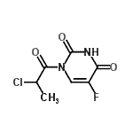 CAS 登录号：110073-44-4， 1-(2-氯丙酰基)-5-氟-2,4(1H,3H)-嘧啶二酮