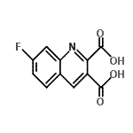 CAS 登录号：110139-62-3， 7-氟-2,3-喹啉二甲酸