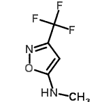 CAS 登录号：110235-19-3， N-甲基-3-(三氟甲基)-1,2-恶唑-5-胺