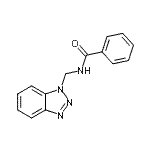 CAS 登录号：111184-75-9， N-(1H-苯并三唑-1-基甲基)苯甲酰胺