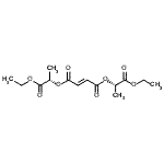 CAS 登录号：111293-23-3， 二[(2S)-1-乙氧基-1-氧代-2-丙基](2E)-2-丁烯二酸酯