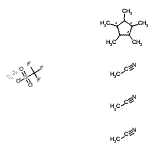 CAS 登录号：113860-02-9， 乙腈;1,2,3,4,5-五甲基环戊烷;钌(+2)阳离子;三氟甲烷磺酸酯