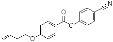 CAS 登录号：114482-57-4， 4-氰基苯基 4-(3-丁烯-1-基氧基)苯甲酸酯