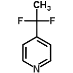 CAS 登录号：114490-29-8， 4-(1,1-二氟乙基)吡啶