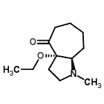 CAS 登录号：114550-53-7， (3aS,8aR)-3A-乙氧基-1-甲基八氢环庚并[b]吡咯-4(1H)-酮