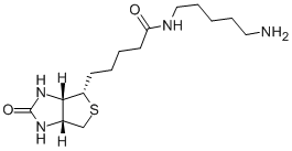 CAS 登录号:115416-38-1, 5-(生物素酰胺基)戊胺