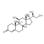 CAS 登录号:116-58-5, (11beta,20S)-11,17,20,21-四羟基孕甾-4-烯-3-酮