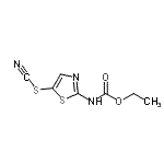 CAS 登录号：116636-52-3， 乙基(5-硫氰酸基-1,3-噻唑-2-基)氨基甲酸酯