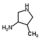 CAS 登录号：116729-74-9， 4-甲基-3-吡咯烷胺
