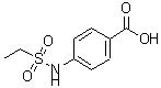 CAS # 116855-56-2, 4-[(乙基磺酰基)氨基]苯甲酸