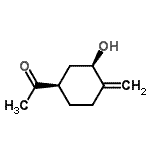 CAS 登录号：116872-43-6， 1-[(1R,3R)-3-羟基-4-亚甲基环己基]乙酮