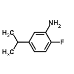 CAS 登录号：116874-67-0， 2-氟-5-异丙基苯胺