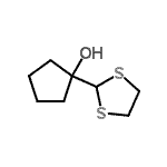 CAS 登录号：116886-15-8， 1-(1,3-二噻戊环-2-基)环戊醇