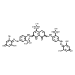 CAS#: 116978-87-1, 3,6-Bis({4-[2-(2,6-Dihydroxy-4-Oxo-2,5-Cyclohexadien-1-Ylidene)Hydrazino]-2-Sulfophenyl}Hydrazono)-4,5-Dioxo-3,4,5,6-Tetrahydro-1-Naphthalenesulfonic Acid
