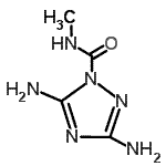 CAS 登录号：116986-36-8， 3,5-二氨基-N-甲基-1H-1,2,4-三唑-1-甲酰胺