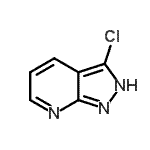 CAS 登录号：117007-51-9， 3-氯-1H-吡唑并[3,4-b]吡啶