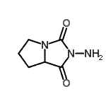 CAS 登录号：117122-03-9， 2-氨基四氢-1H-吡咯并[1,2-c]咪唑-1,3(2H)-二酮