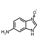 CAS 登录号：117131-32-5， 1H-苯并咪唑-6-胺3-氧化物