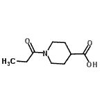 CAS 登录号：117705-17-6， 1-丙酰基-4-哌啶羧酸