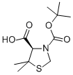 CAS 登录号：117918-23-7， (4R)-5,5-二甲基-3,4-噻唑烷二羧酸 3-叔丁酯