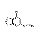 CAS 登录号：118134-22-8， N-(4-氯-1H-苯并咪唑-6-基)甲酰胺