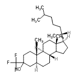 CAS 登录号:118143-27-4, (5alpha,14Xi,20R)-3-(三氟甲基)胆甾烷-3-醇