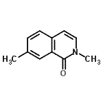 CAS 登录号：118160-07-9， 2,7-二甲基-1(2H)-异喹啉酮