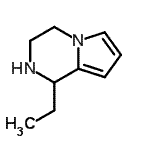 CAS 登录号：118959-62-9， 1-乙基-1,2,3,4-四氢吡咯并[1,2-a]吡嗪