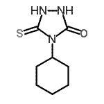 CAS 登录号：119185-58-9， 4-环己基-5-硫基-2,4-二氢-3H-1,2,4-三唑-3-酮