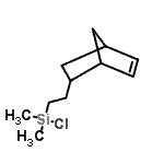 CAS 登录号：120543-78-4， [2-(双环[2.2.1]庚-5-烯-2-基)乙基](氯)二甲基硅烷