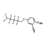 CAS 登录号：121068-03-9， 4-[(2,2,3,3,4,4,5,5-辛氟戊基)氧基]酞腈