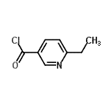 CAS 登录号：121070-97-1， 6-乙基烟酰氯化物