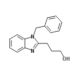 CAS 登录号：121356-81-8， 3-(1-苄基-1H-苯并咪唑-2-基)-1-丙醇