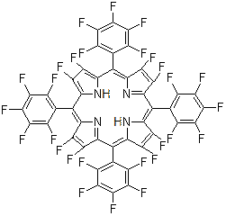 CAS 登录号:121399-88-0, 2,3,7,8,12,13,17,18-八氟-5,10,15,20-四(五氟苯基)卟啉