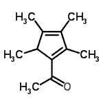 CAS#: 121506-82-9, 1-(2,3,4,5-Tetramethyl-1,3-Cyclopentadien-1-Yl)Ethanone