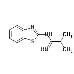 CAS 登录号：121577-78-4， N-(1,3-苯并噻唑-2-基)-2-甲基丙脒