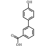 CAS 登录号：121629-21-8， 4'-羟基-3-联苯基羧酸