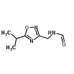 CAS 登录号：122384-65-0， N-[(5-异丙基-1,2,4-恶二唑-3-基)甲基]甲酰胺