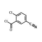 CAS 登录号：122483-59-4， 2-氯-5-氰基苯甲酰氯