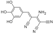 CAS 登录号:122520-90-5, 2-氨基-4-(3,4,5-三羟基苯基)丁-1,3-二烯-1,1,3-三甲腈