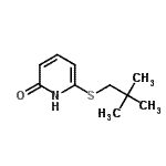 CAS 登录号：122754-62-5， 6-[(2,2-二甲基丙基)硫基]-2(1H)-吡啶酮