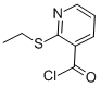 CAS 登录号：123116-01-8， 2-(乙硫基)-3-吡啶甲酰氯