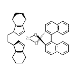 CAS 登录号：123236-85-1， [1,1'-联萘-2,2'-二醇(2-)-kappa<sup>2</sup>O<sup>2</sup>,O<sup>2'</sup>]锆-(1'S)-1,1'-(1,2-乙二基)二-4,5,6,7-四氢-1H-茚(1:1)