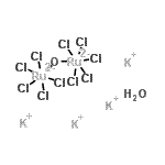CAS 登录号：123359-44-4， 钾 mu-氧代二[五氯钌酸盐(IV)] 水合物